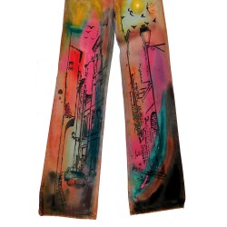 Vintage inspired denim jeans