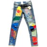 Handmade Birds Jeans