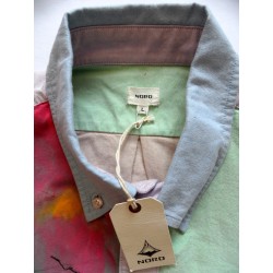 Men's long sleeve Oxford shirt-Hand painted shirt-Mens dress shirt-Button down shirt