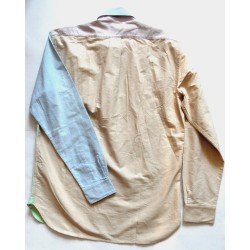 Men's long sleeve Oxford shirt-Hand painted shirt-Mens dress shirt-Button down shirt