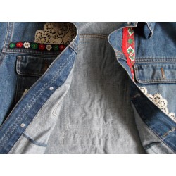 Embroidered Women's denim Jacket